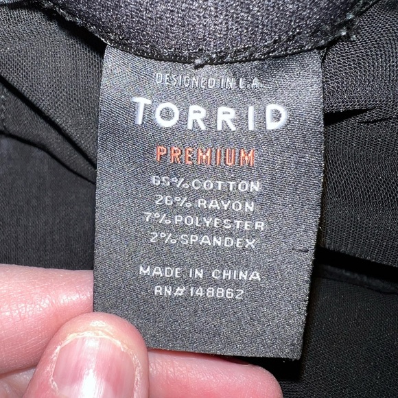 Torrid Bombshell Skinny Premium Stretch High-Rise Destructed Jean - Picture 10 of 15